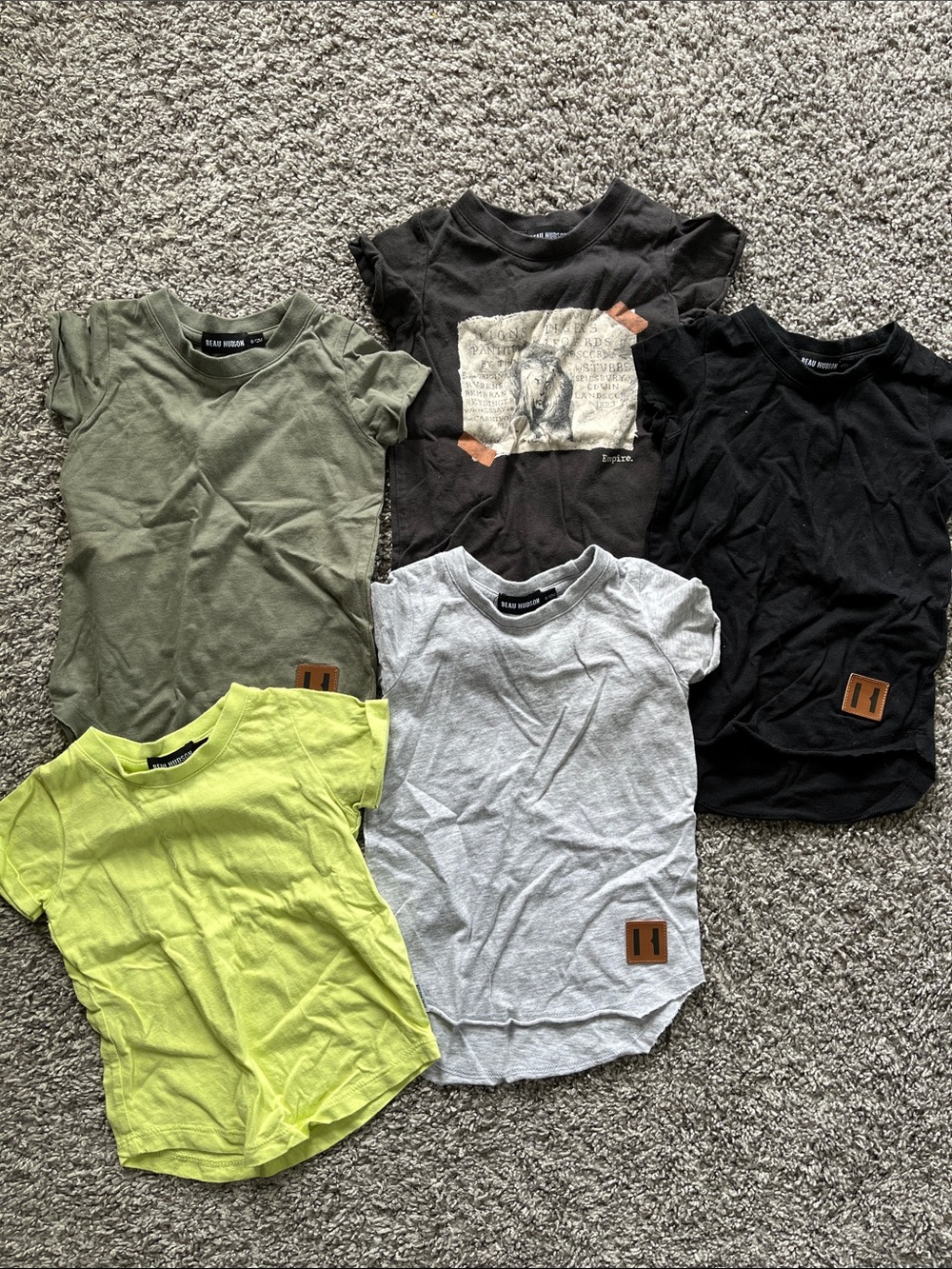 Beau Hudson 6-12 month tee bundle